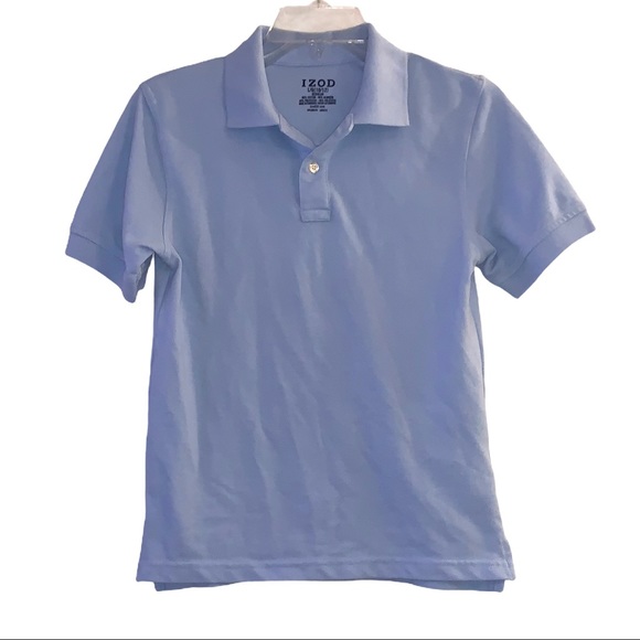 Izod Big Boy’s Polo Shirt size L Regular Blue - Picture 2 of 5